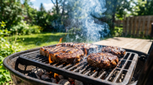 summer bison bbq