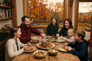 fall bison dinner
